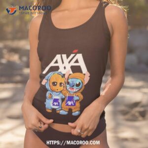 Stitch And Baby Groot Axa Corporate Shirt Stitch And Baby Groot Axa Corporate Shirt