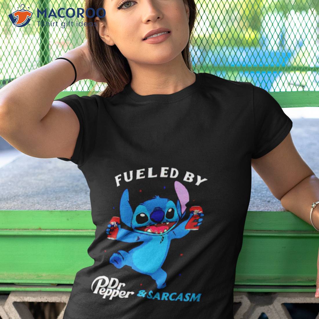 Stitch Fueled By Drink Dr Pepper And Sarcasm Shirt Stitch Fueled By Drink Dr Pepper And Sarcasm Shirt