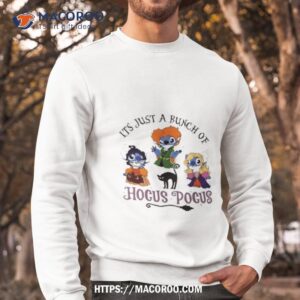 stitch its just a bunch of hocuc pocus halloween shirt sweatshirt