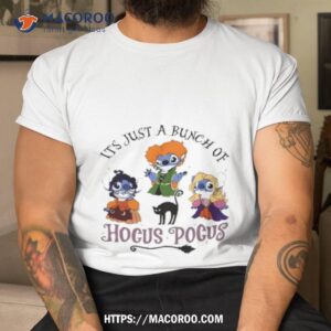 Stitch Its Just A Bunch Of Hocuc Pocus Halloween Shirt