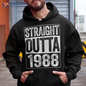 straight outta 1988 shirt 35th birthday hoodie