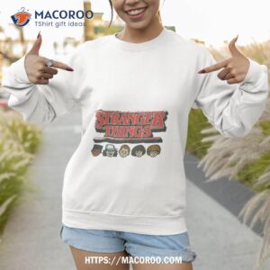 stranger things cartoon shirt sweatshirt