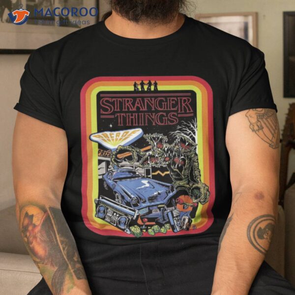 Stranger Things Day Retro Poster Short Sleeve Shirt
