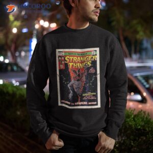 stranger things welcome to hawkins comic cover shirt sweatshirt