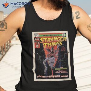 stranger things welcome to hawkins comic cover shirt tank top 3