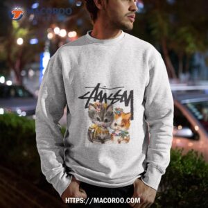 stussy merch kittens shirt sweatshirt