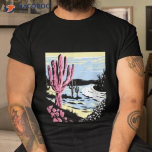 Subtle Pansexual Pride Desert Scenery Pride Flag Lgbshirt