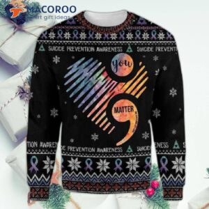 Suicide Prevention Awareness Ugly Christmas Sweater