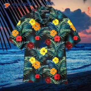 Summer Floral Tropical Pattern Hawaiian Shirts