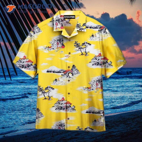 Summer Yellow Hawaiian Shirts