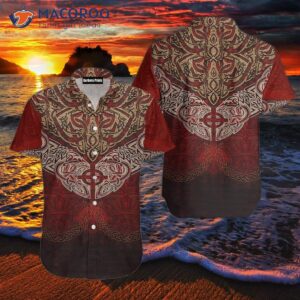 Sun Cross Fenrir, Skoll, And Hati Viking Hawaiian Shirts