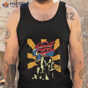 sunset curve band julie and the phantoms vintage shirt tank top