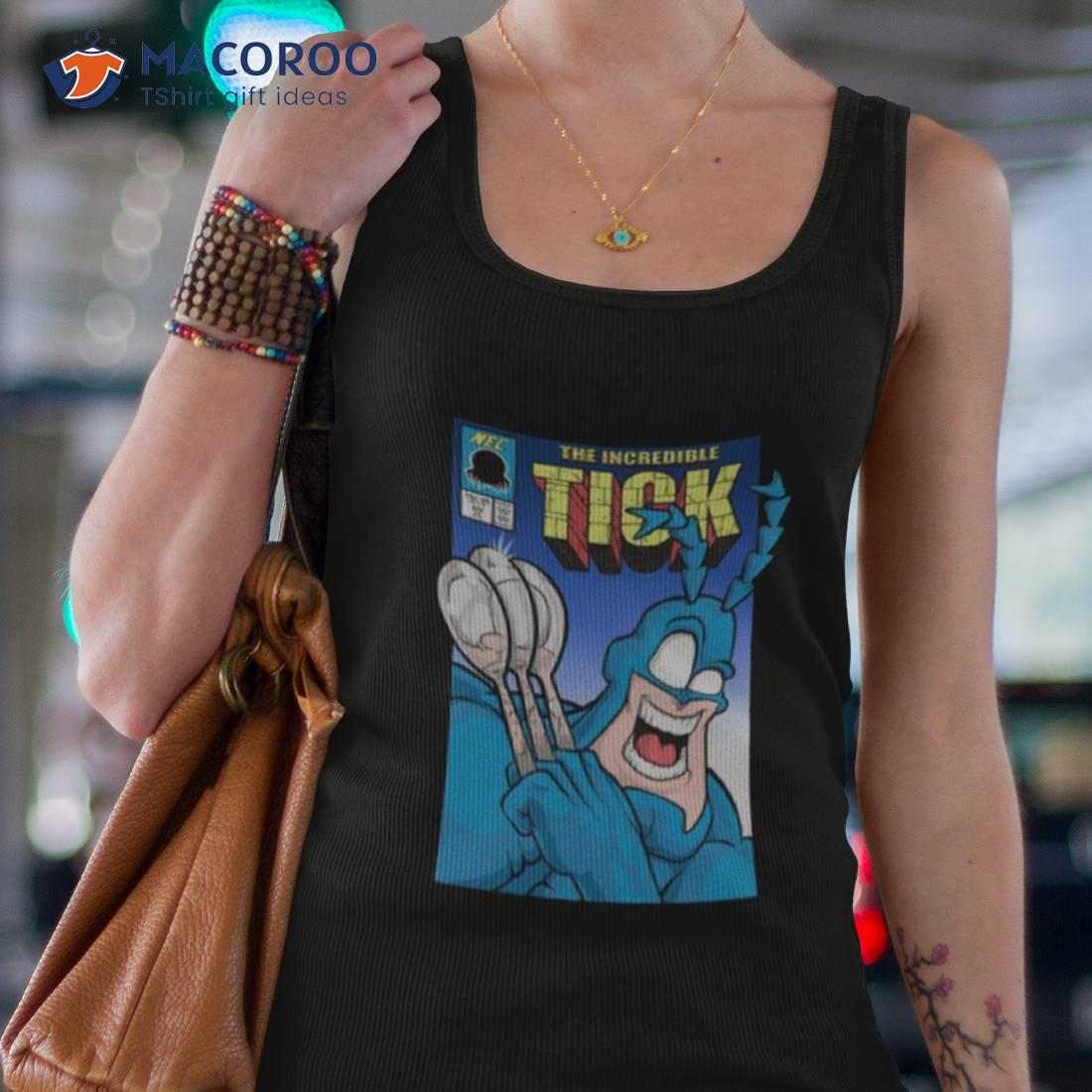 Super Villains Beware Tick Shirt Super Villains Beware Tick Shirt