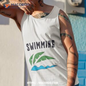 swimming instructor anime shirt tank top 1