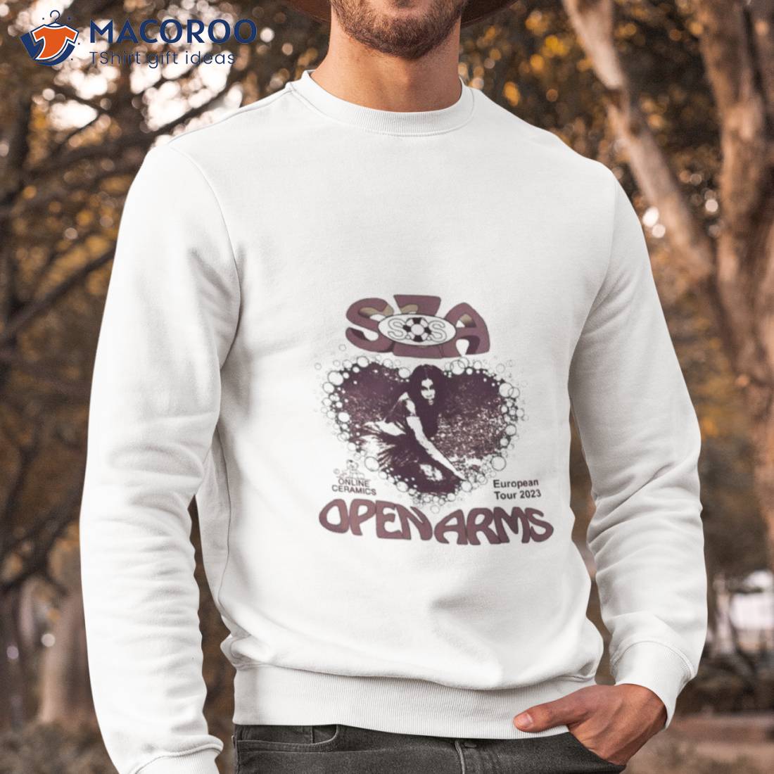 Sza Merchandise Sand Sos Openarms Europe Tour 2023 Shirt Sza Merchandise Sand Sos Openarms Europe Tour 2023 Shirt