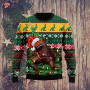 T-rex In A Noel Tree Ugly Christmas Sweater