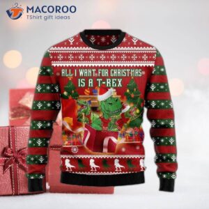 T-rex’s Ugly Christmas Sweater Gift