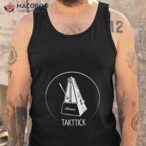 takttick metronome funny shirt tank top
