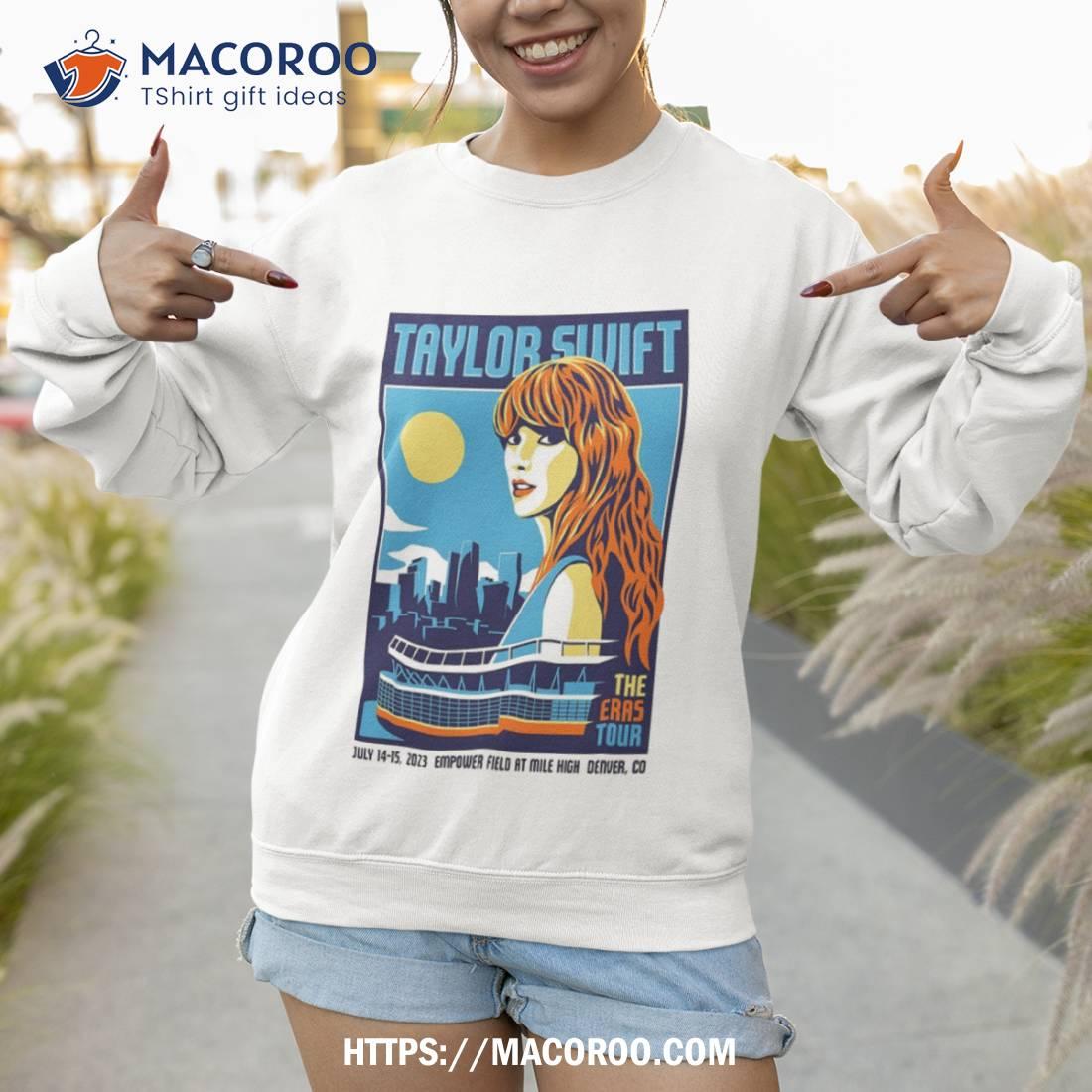 Taylor Swift July 14 15 2023 Empower Field At Mile High Denver Co The Eras Tour Shirt Taylor Swift July 14 15 2023 Empower Field At Mile High Denver Co The Eras Tour Shirt