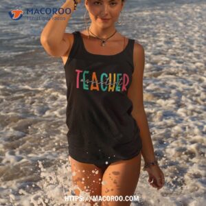 teacher assistant appreciation teaching school team squad shirt tank top