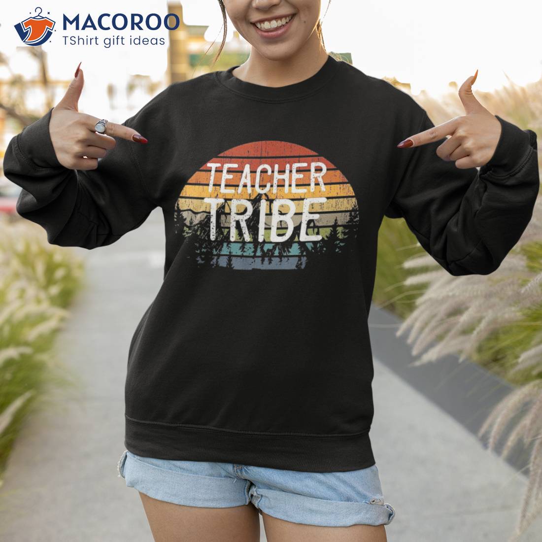 Teacher Tribe Back To School Team Retro Distressed Shirt Teacher Tribe Back To School Team Retro Distressed Shirt