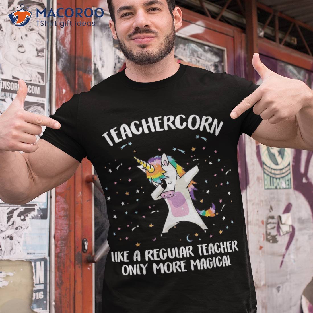 Teachercorn Unicorn Teacher More Magical Gift Back To School Shirt Teachercorn Unicorn Teacher More Magical Gift Back To School Shirt