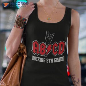 teachers abcd rock 5th grade rocks back to school shirt tank top 4