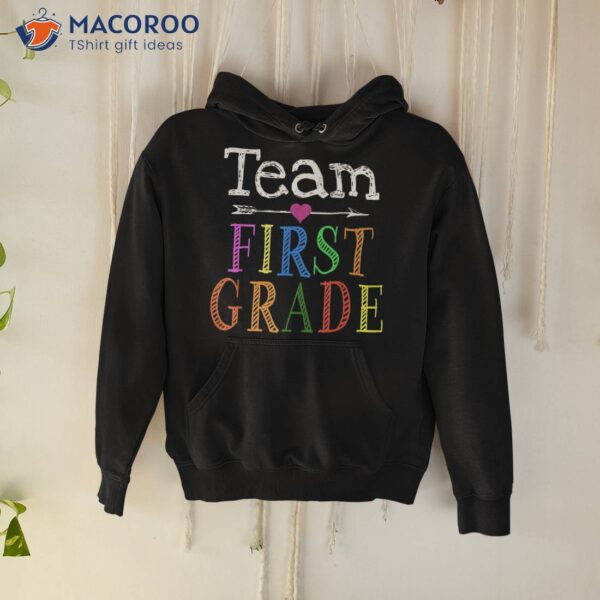 Team 1st First Grade Funny Back To School Teacher Student Shirt