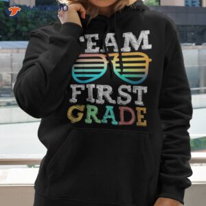 team 1st grade squad first teacher student back to school shirt hoodie