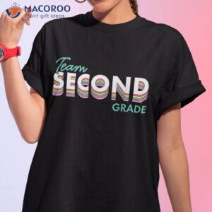 team 2nd second grade teacher back to school top shirt tshirt 1