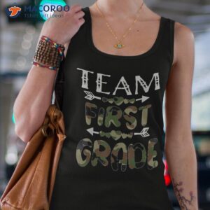 team first grade back to school 1st day camo teachers shirt tank top 4