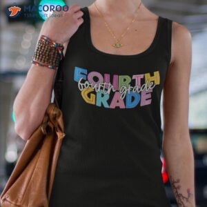 team fourth grade back to school 4th teacher boy girl shirt tank top 4