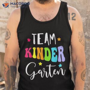 team kindergarten funny back to school teacher boys girls shirt tank top