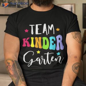 team kindergarten funny back to school teacher boys girls shirt tshirt