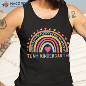 team kindergarten rainbow girls boys teacher back to school shirt tank top 3