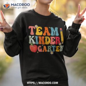 team kindergarten team kinder back to school teacher groovy shirt sweatshirt 2
