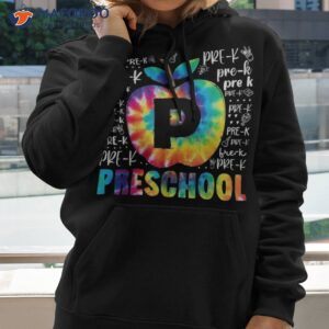 team preschool typography tie dye back to school teacher shirt hoodie