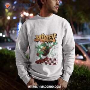 teenage mutant ninja turtles mutant mayhem skater mikey art design shirt sweatshirt