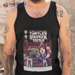 teenage mutant ninja turtles x stranger things issue 1 shirt tank top