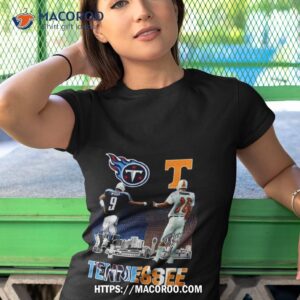 Tennessee Titans And Volunteers City Champion Signatures 2023 Shirt 3 tennessee titans and volunteers city champion signatures 2023 shirt tshirt 1
