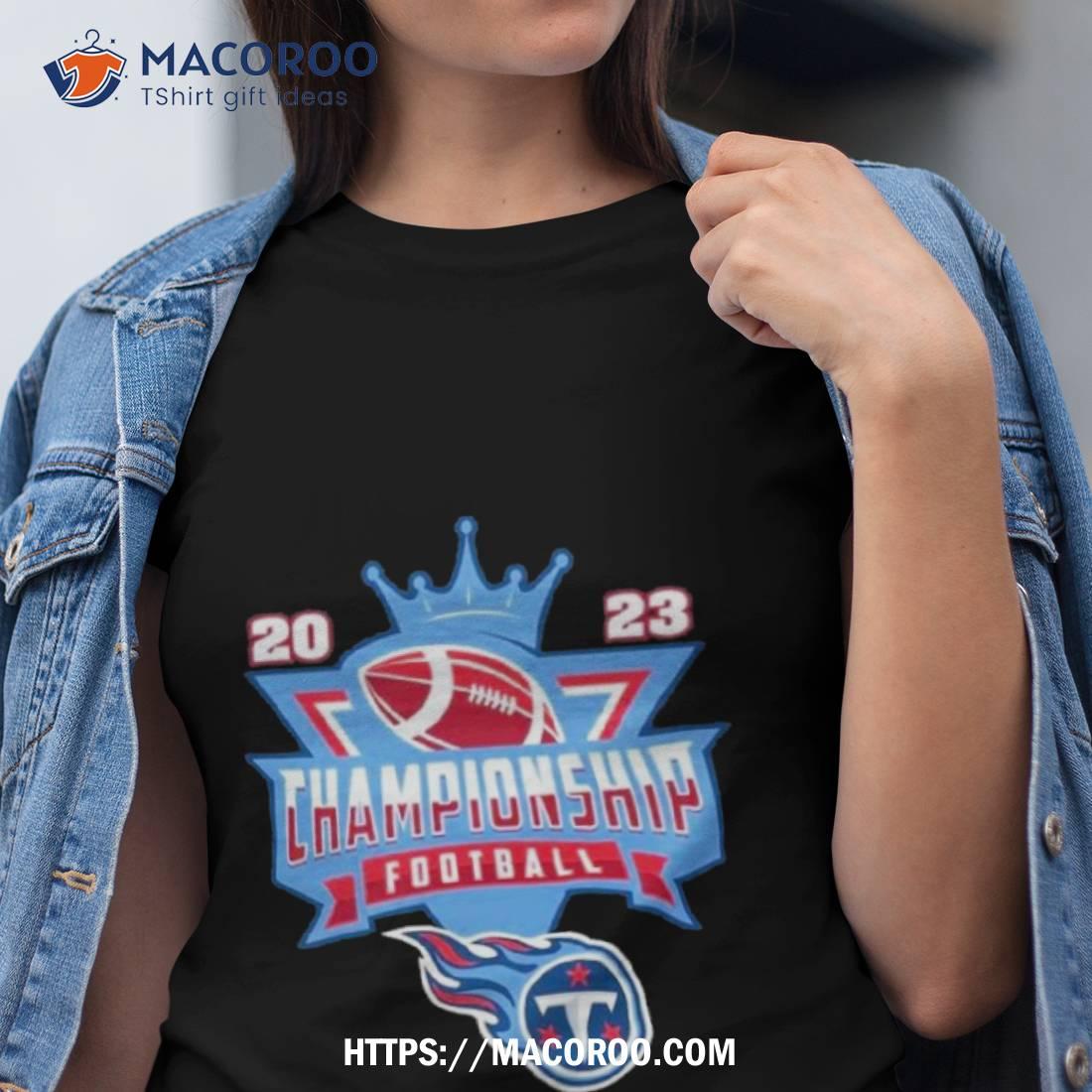 Tennessee Titans Football Nfl 2023 Championship Crown Logo Shirt Tennessee Titans Football Nfl 2023 Championship Crown Logo Shirt