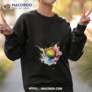 tennis ball watercolor unisex shirt wimbledon rolland garros us open australian shirt sweatshirt 2