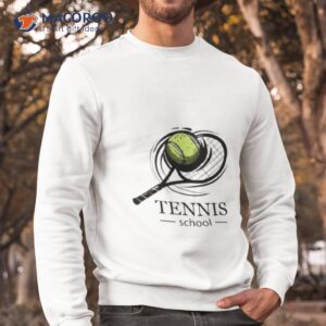 tennis school club sport shirt sweatshirt