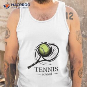 tennis school club sport shirt tank top