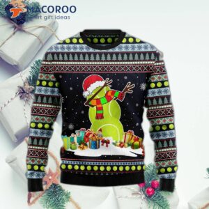 Tennis-themed Ugly Christmas Sweater
