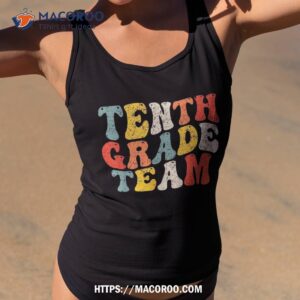 tenth grade team back to school teacher boy kids 10th shirt tank top 2