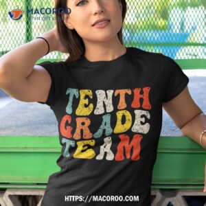 tenth grade team back to school teacher boy kids 10th shirt tshirt 1