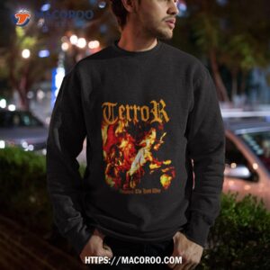 terror band graphic shirt sweatshirt