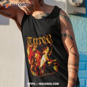 terror band graphic shirt tank top 1