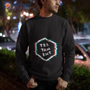 Testament Polygon Glitch Shirt 2 testament polygon glitch shirt sweatshirt